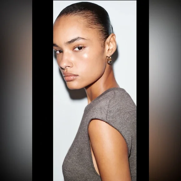 NWT Zara Soft Knotted Dress - Picture 4 of 13